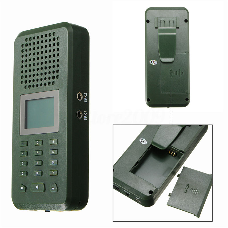 Mid-East Popular Portable Bird Caller Mp3 with 20W Speaker 150 Bird Sounds