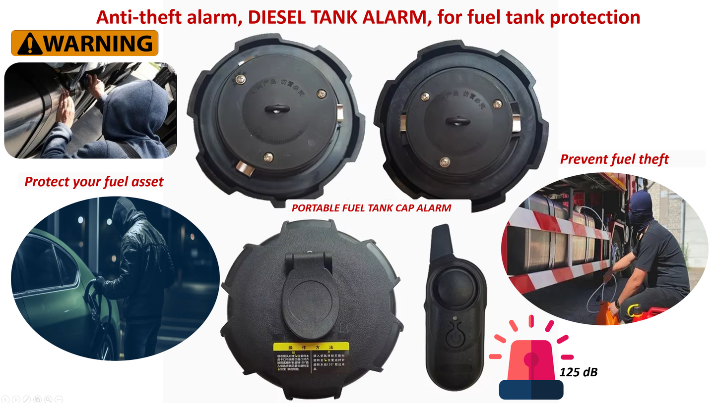 Smart Fuel Cap Anti-fuel Theft Sensor Alarm For Heavy Trucks Machinery & Other Vehicle With Remote Monitoring