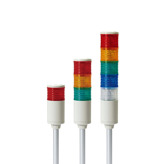 Signal Tower Lights ST Series ST56EL Ø56mm Pole Mount Type LED Steady Flashing Tower Lights Max.90dB