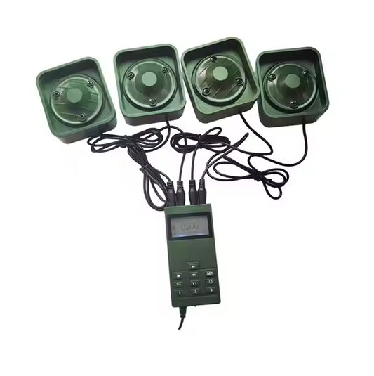 4 Channels Bird Caller Hunt Decoys for Goose Bird Hunting Calling Mp3 Device with 4pcs Speakers